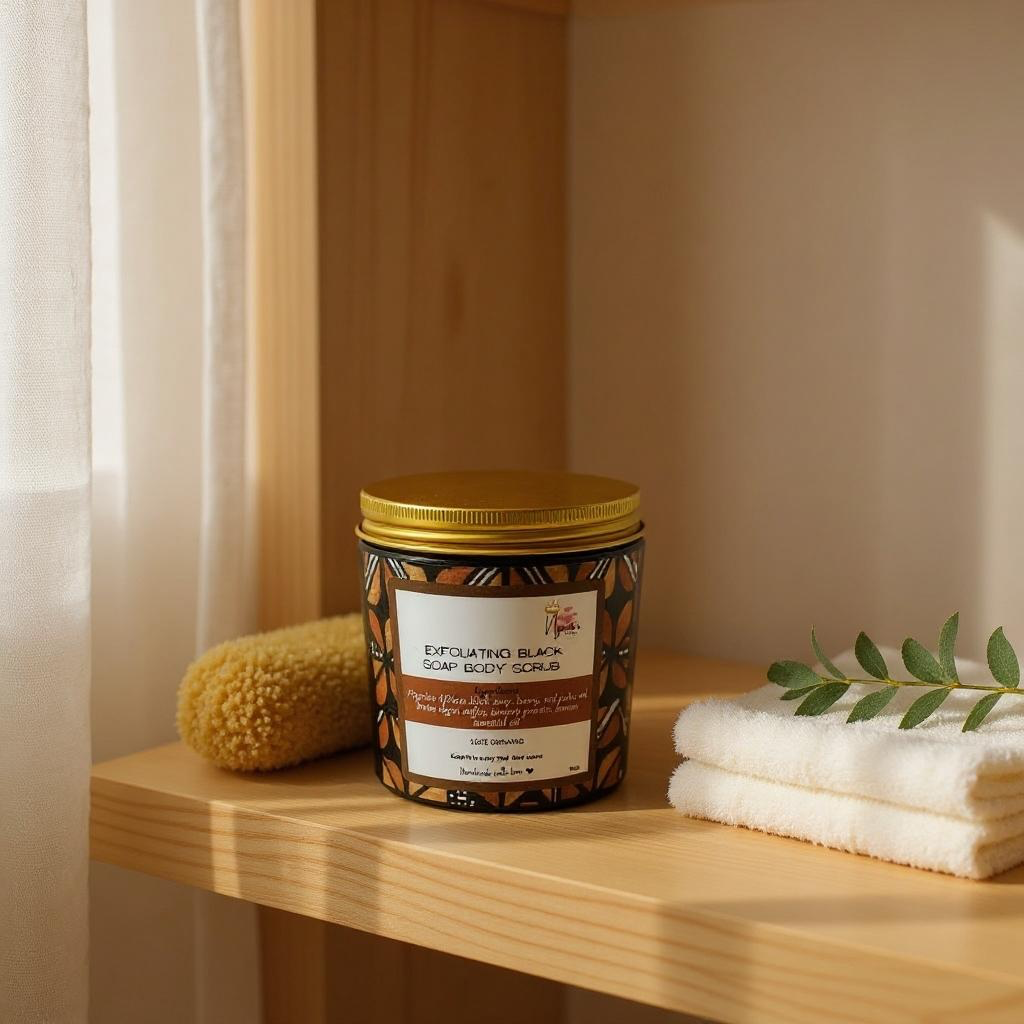 Gommage au savon noir nigérien