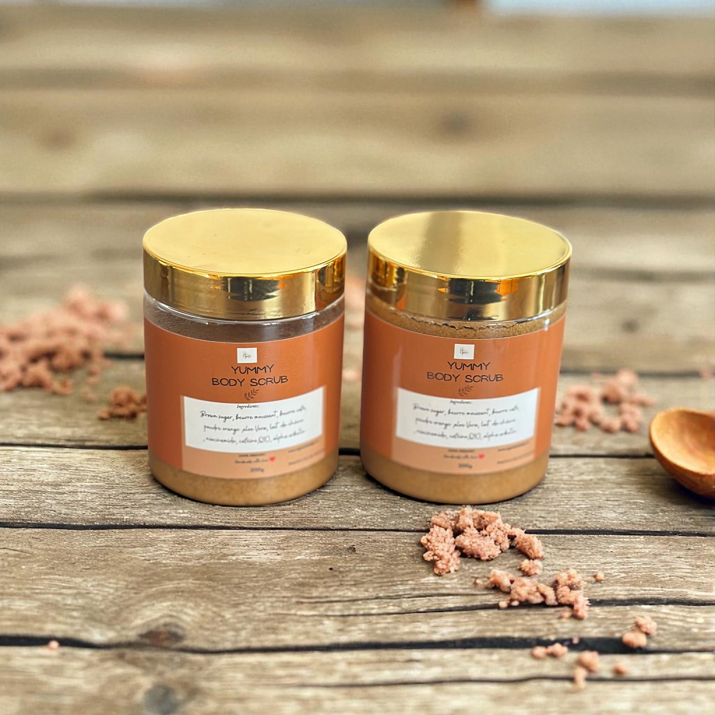 Yummy body scrub