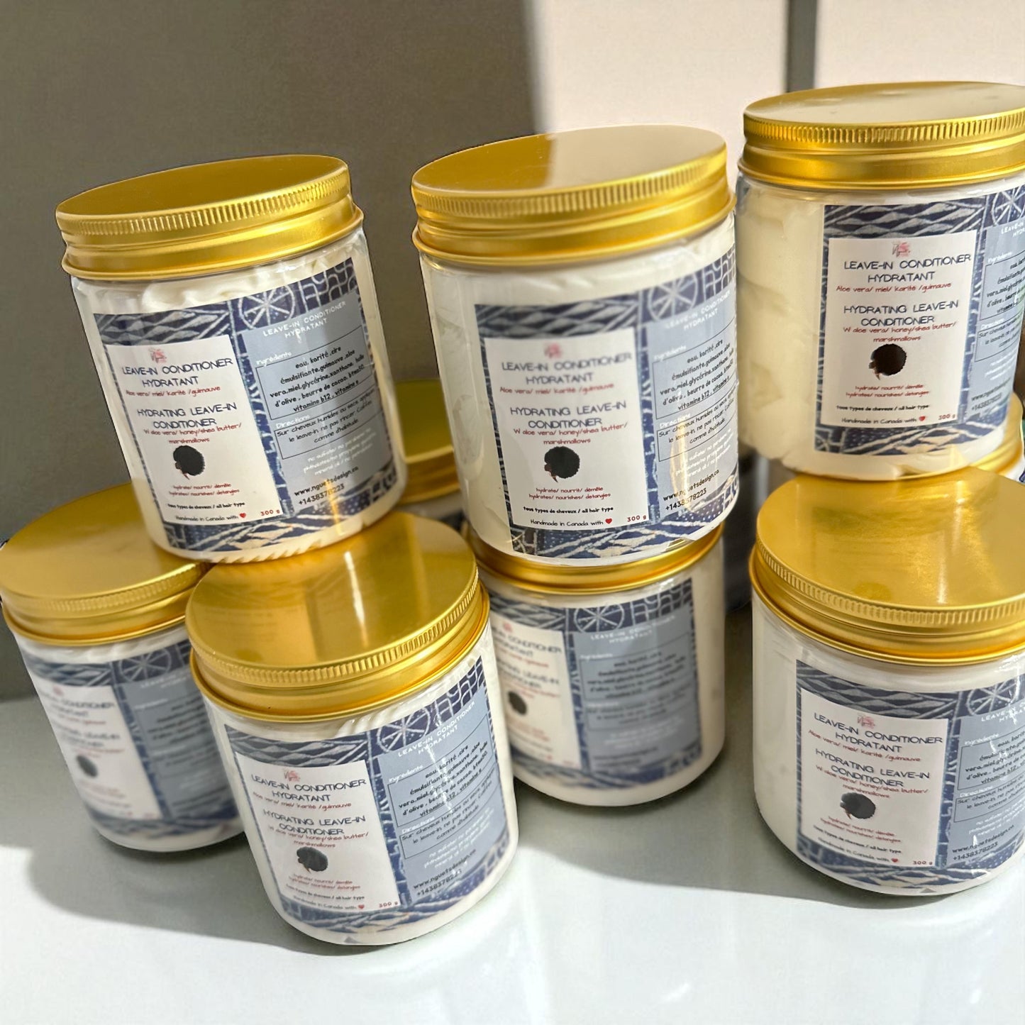 Leave-In Hydratant & Démêlant – Noix de Coco & Ananas
