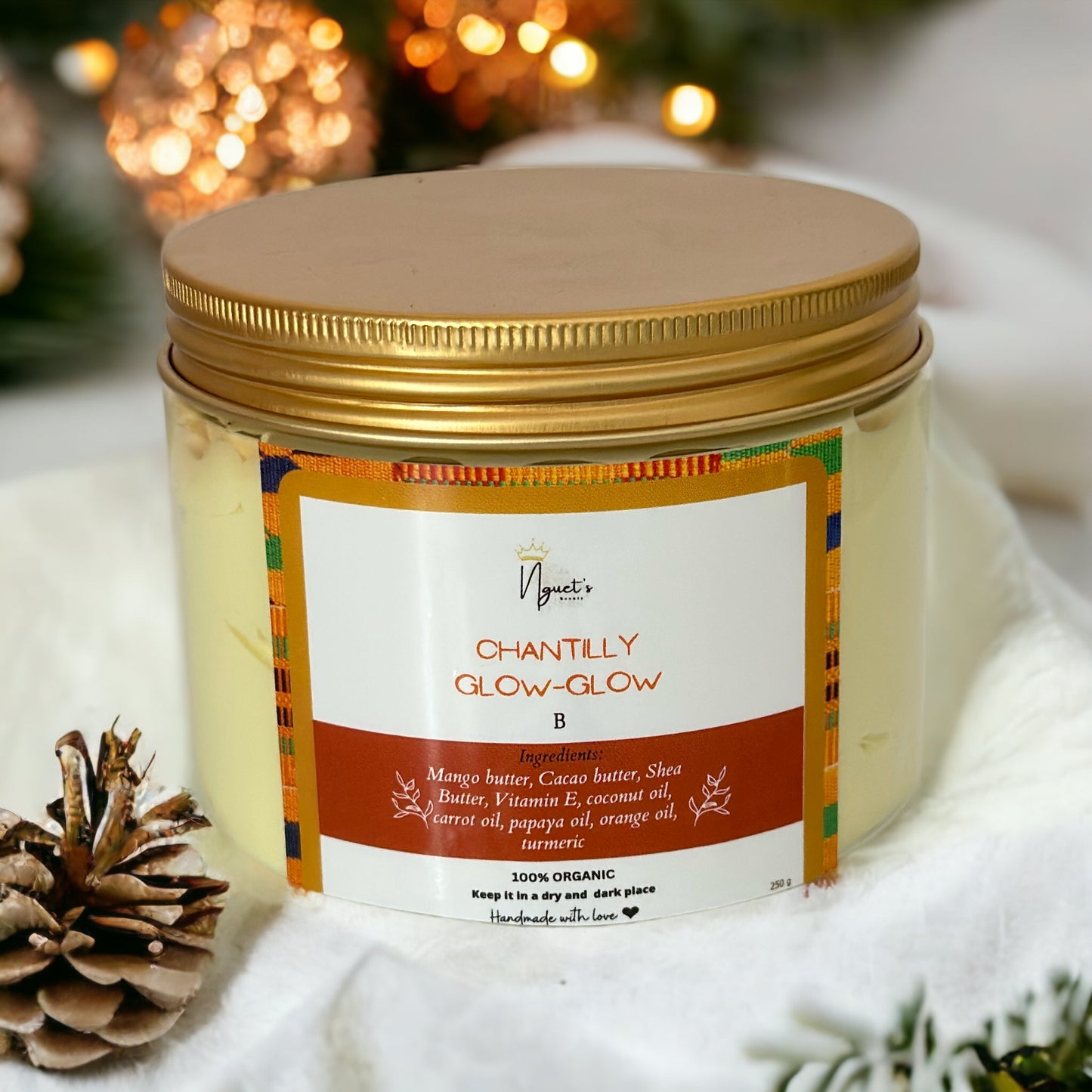 Chantilly glow glow pour le corps