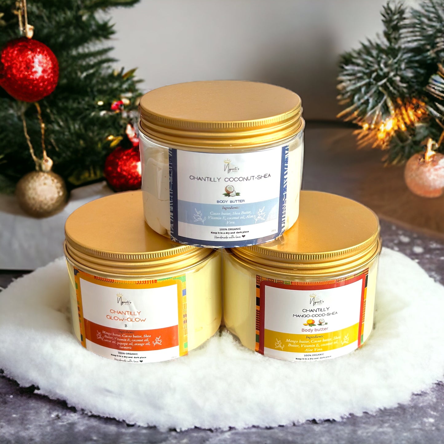 Chantilly glow glow pour le corps