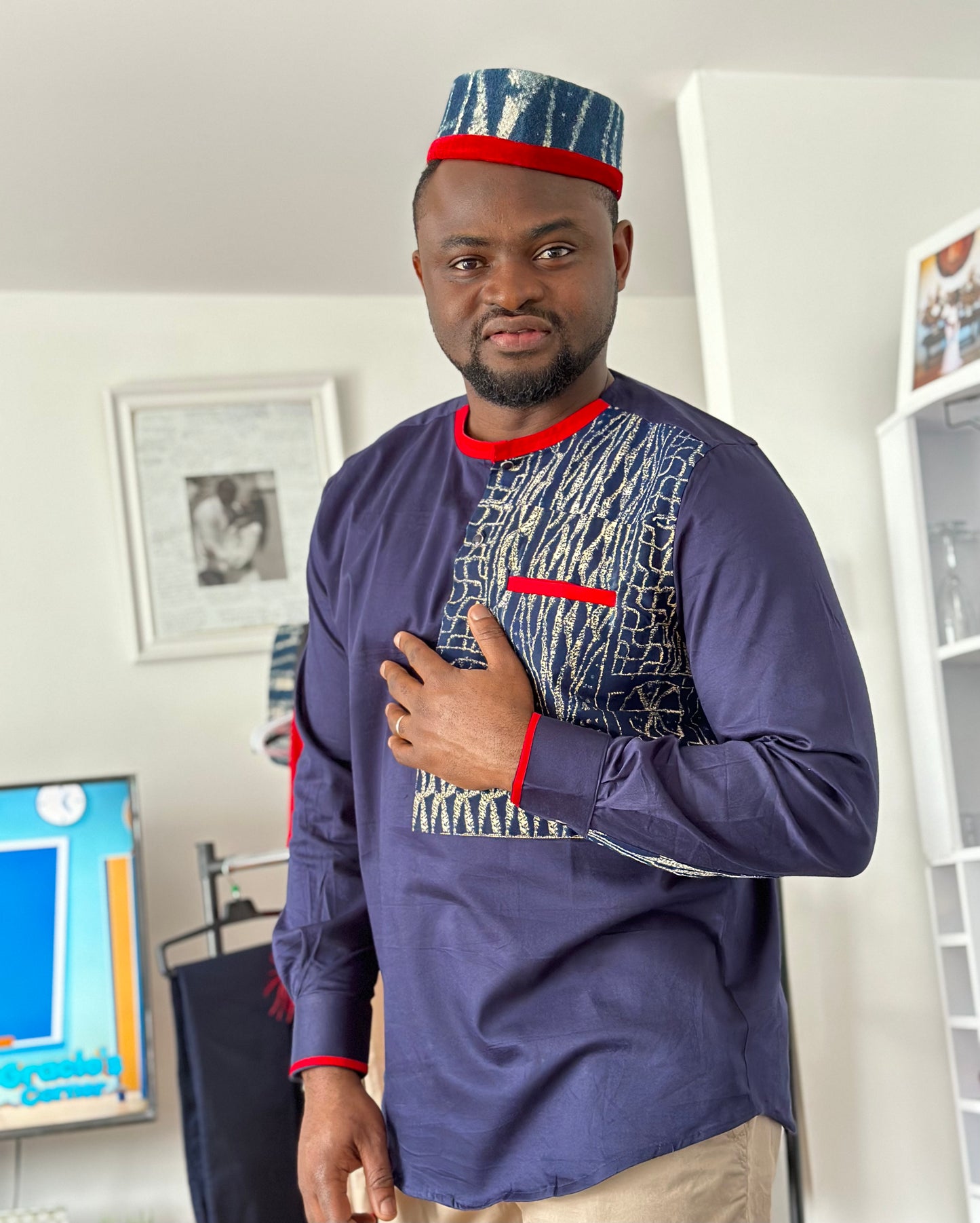 African Print Ndi Shirt