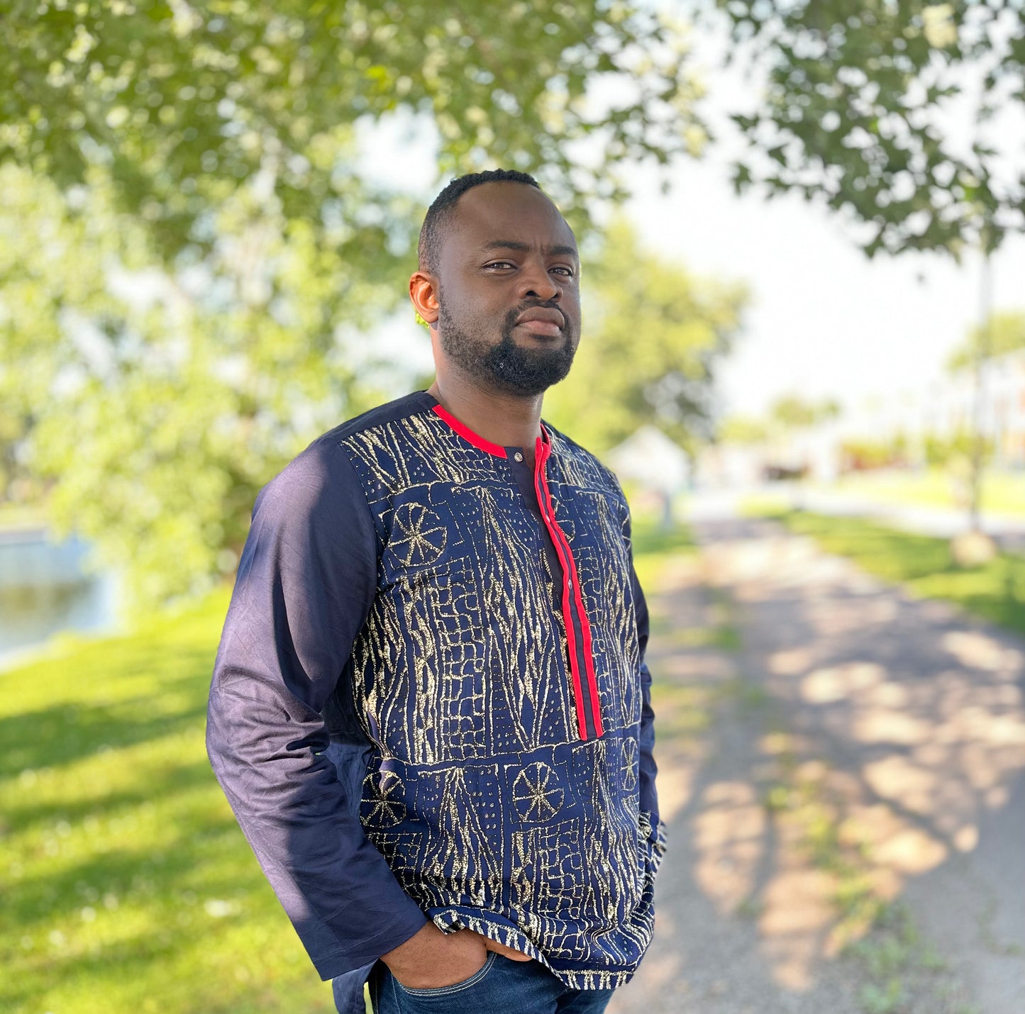 African Print Ndi Shirt