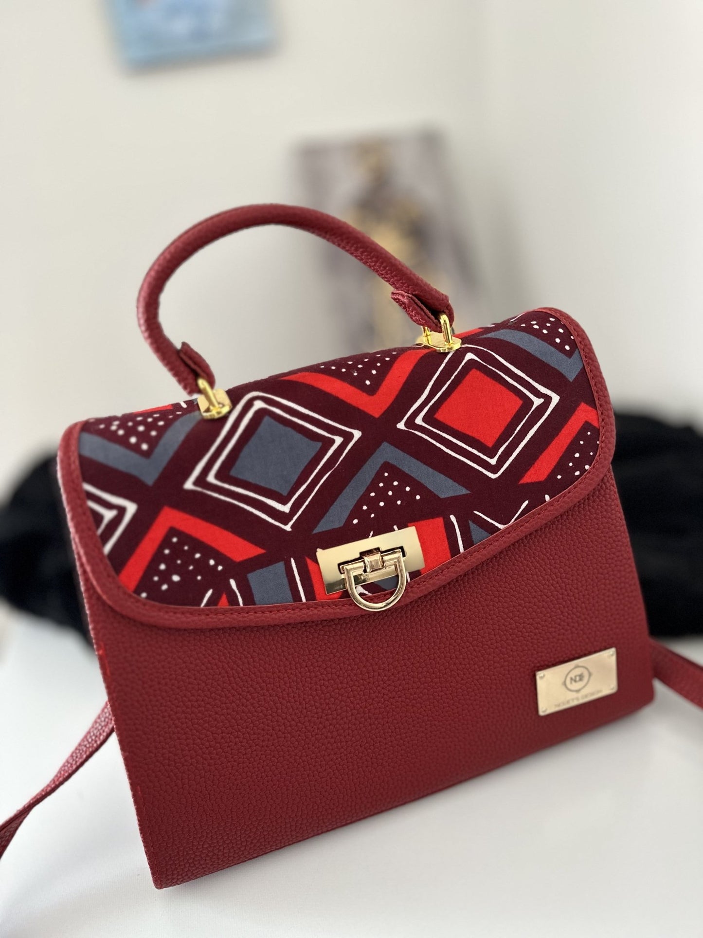 Alexia Ankara handbag/ luxury handbag/ sac à main Africain de luxe - Nguet’s Design